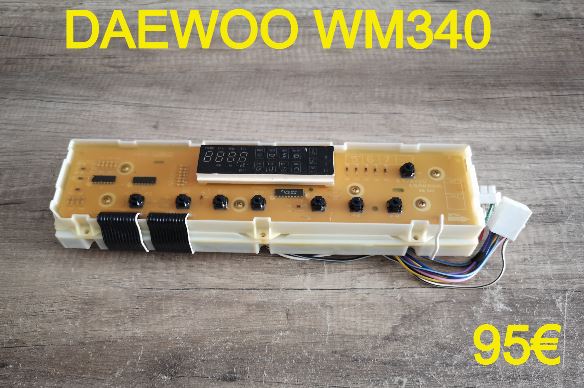 CARTE DE COMMANDE LAVE-LINGE : DAEWOO WM340