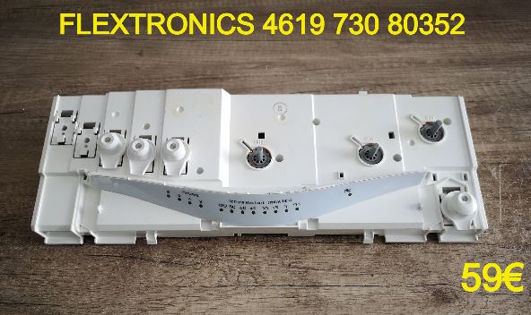 CARTE DE COMMANDE LAVE-LINGE : FLEXTRONICS 461973080352
