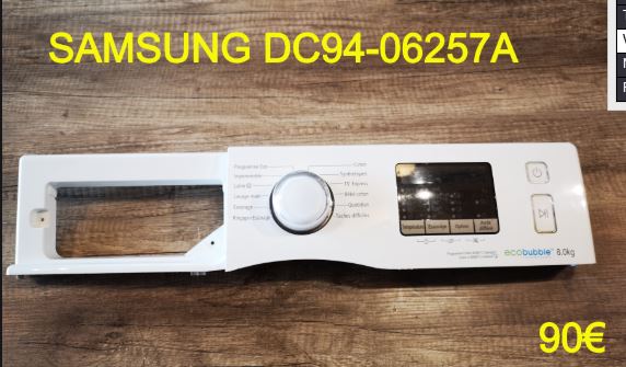 AFFICHEUR LAVE-LINGE : SAMSUNG DC94-06257A