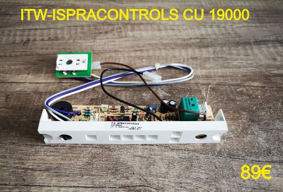CARTE DE COMMANDE CONGEL : ITW-ISPRACONTROLS CU 19000