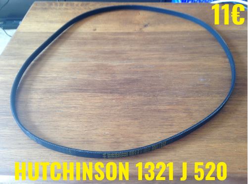 COURROIE LAVE-LINGE  : HUTCHINSON 1321J520
