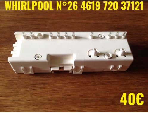 CARTE DE COMMANDE LAVE-VAISSELLE : WHIRLPOOL N°26