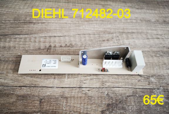CARTE DE COMMANDE FRIGO : DIEHL 712482-03
