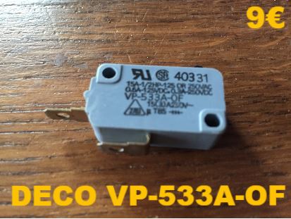 MICRO-SWITCH : DECO VP-533A-OF