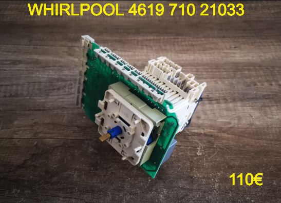 PROGRAMMATEUR LAVE-LINGE : WHIRLPOOL 461971021033