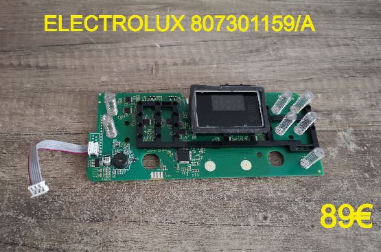 CARTE DE COMMANDE SÈCHE-LINGE : ELECTROLUX 807301159/A