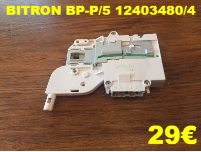 VERROU DE PORTE LAVE-LINGE : BITRON BP-P/5 12403480/4