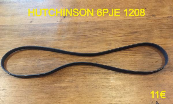 COURROIE LAVE-LINGE : HUTCHINSON 6PJE1208