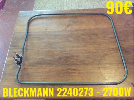 RÉSISTANCE LAVE-VAISSELLE : BLECKMANN 2240273 - 2700W