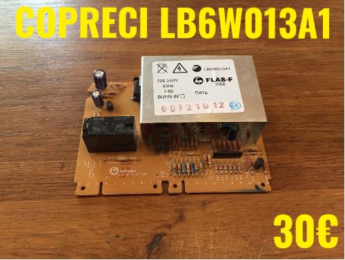 CARTE DE PUISSANCE LAVE-LINGE : COPRECI LB6W013A1
