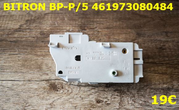 VERROU DE PORTE LAVE-LINGE : BITRON BP-P/5 461973080484
