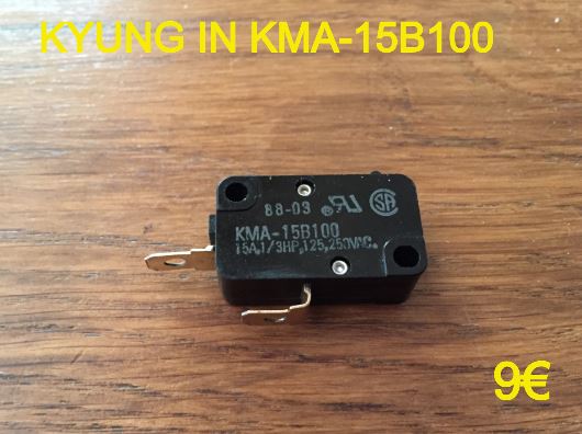 MICRO-SWITCH : KYUNG IN KMA-15B100