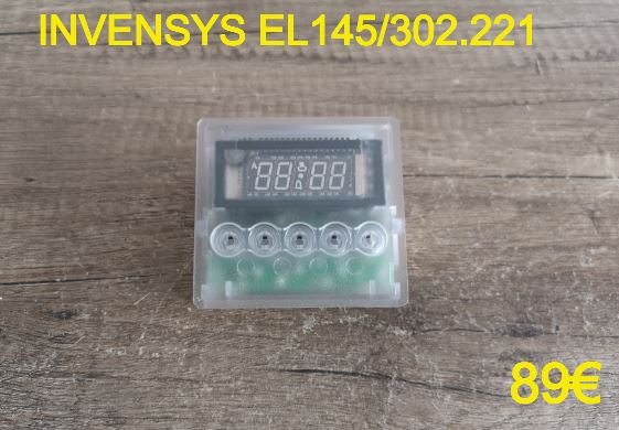 AFFICHEUR DE FOUR : INVENSYS EL145/302.221