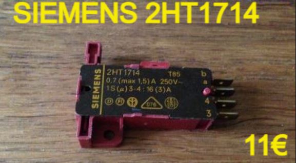 VERROU DE PORTE LAVE-LINGE : SIEMENS 2HT1714