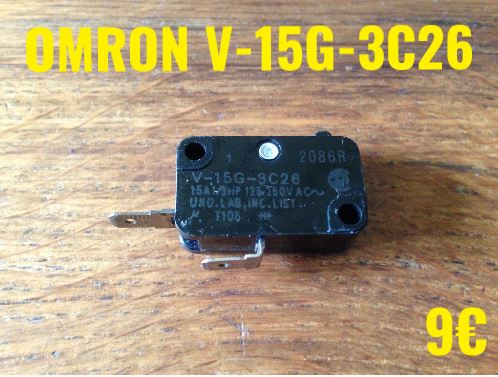 MICRO-SWITCH : OMRON V-15G-3C26
