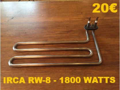 RÉSISTANCE LAVE-VAISSELLE : IRCA RW-8 - 1800 WATTS