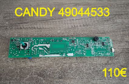 CARTE DE COMMANDE SÈCHE-LINGE : CANDY 49044533