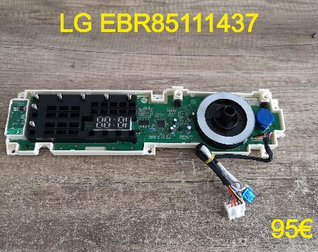 CARTE DE COMMANDE LAVE-LINGE : LG EBR85111437