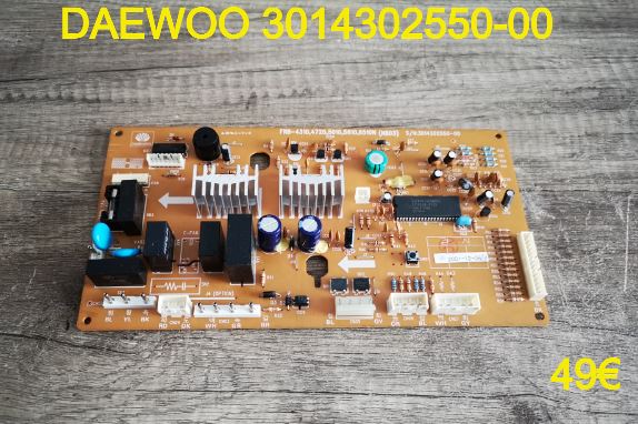 CARTE DE PUISSANCE FRIGO : DAEWOO 3014302550-00