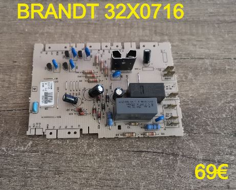 CARTE DE PUISSANCE LAVE-VAISSELLE : BRANDT 32X0716