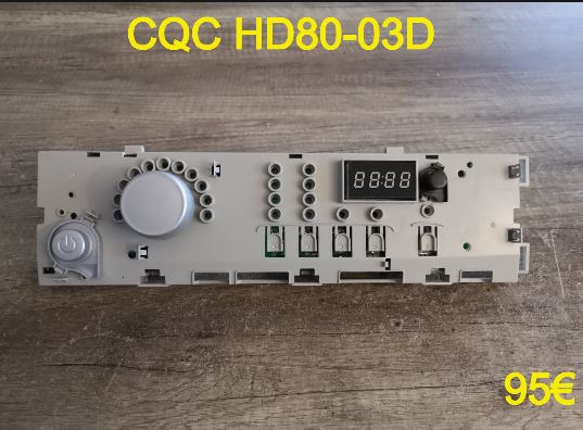 CARTE DE COMMANDE SÈCHE-LINGE : CQC HD80-03D
