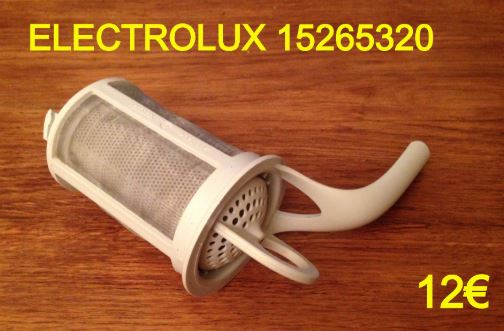 FILTRE DE CUVE LAVE-VAISSELLE : ELECTROLUX 15265320