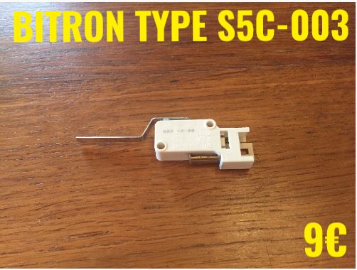 MICRO-SWITCH : BITRON TYPE S5C-003 2 COSSES
