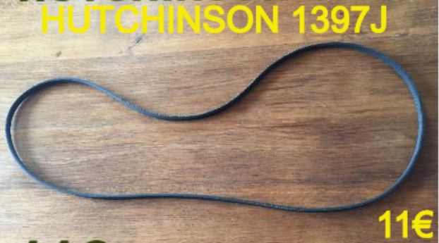 COURROIE LAVE-LINGE : HUTCHINSON 1397J