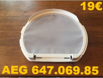FILTRE A PELUCHE SÈCHE-LINGE : AEG 647.069.85
