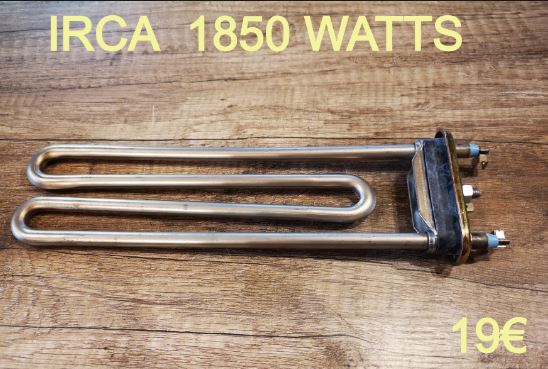 RÉSISTANCE LAVE-LINGE : IRCA 1850 WATTS