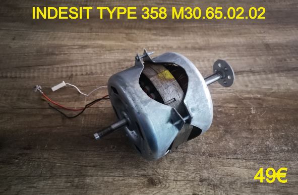 MOTEUR SÈCHE-LINGE : INDESIT TYPE 358 M30.65.02.02