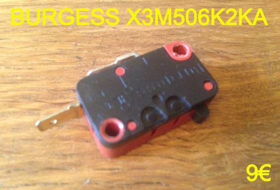 MICRO-SWITCH : BURGESS X3M506K2KA