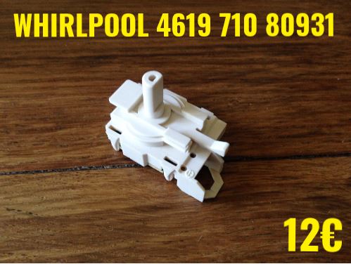 POTENTIOMÈTRE : WHIRLPOOL 461971080931 