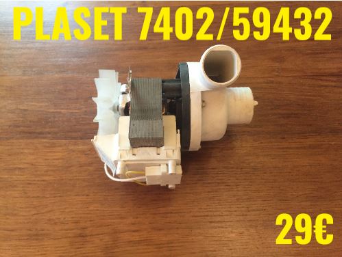 POMPE DE VIDANGE : PLASET 7402/59432