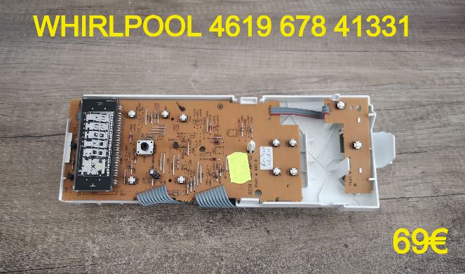 AFFICHEUR DE FOUR MICRO-ONDES : WHIRLPOOL 461967841331