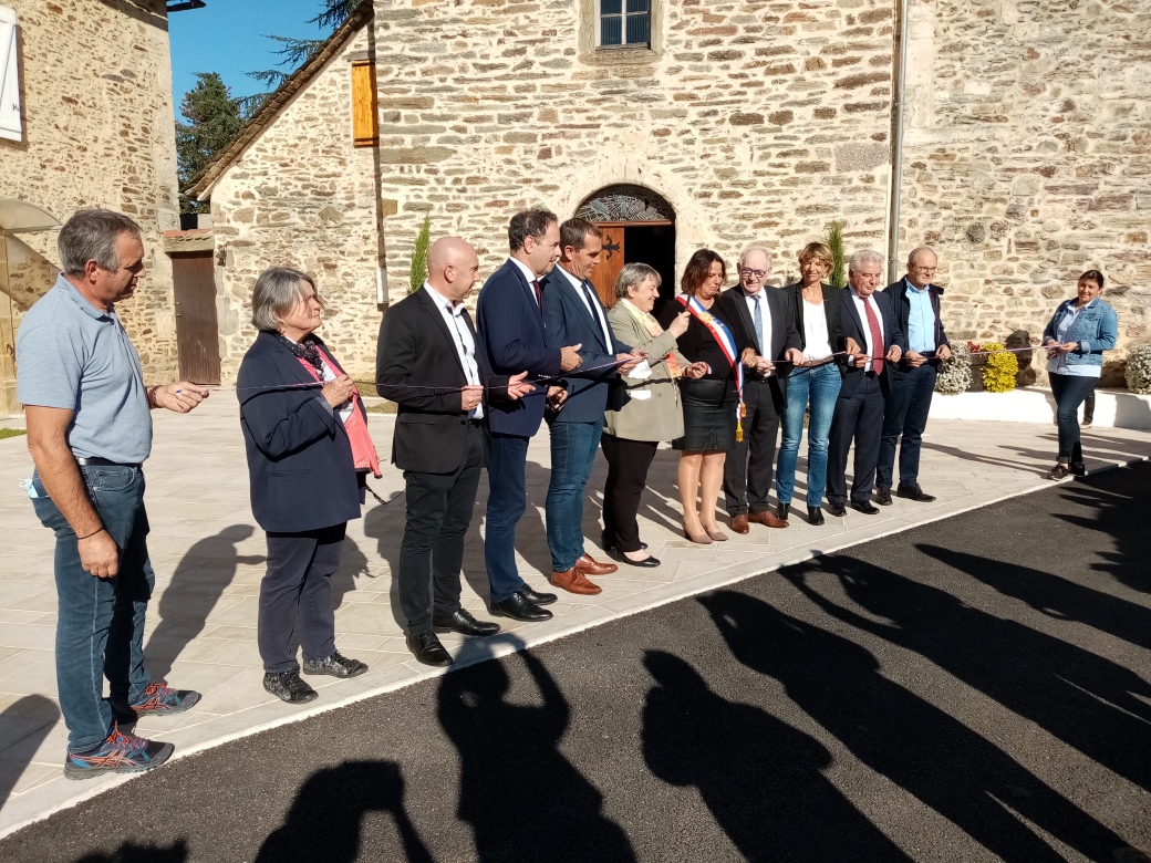 Inauguration des travaux du bourg de Saint-Julien de Piganiol