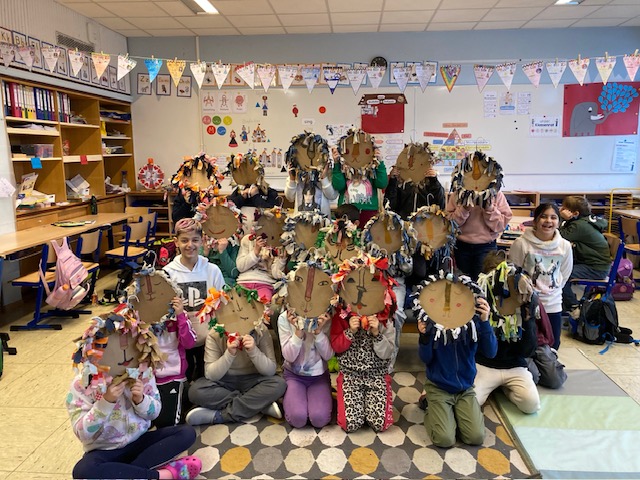 Die 3c bastelt Masken