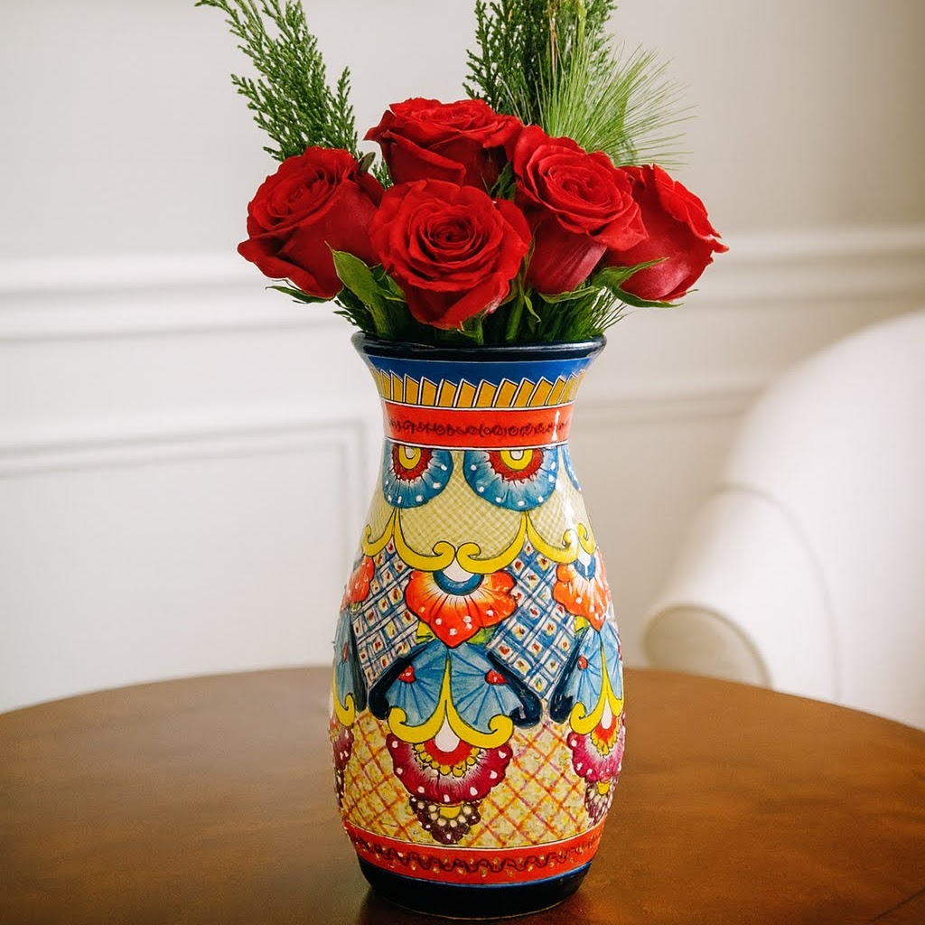 Bunte Vase