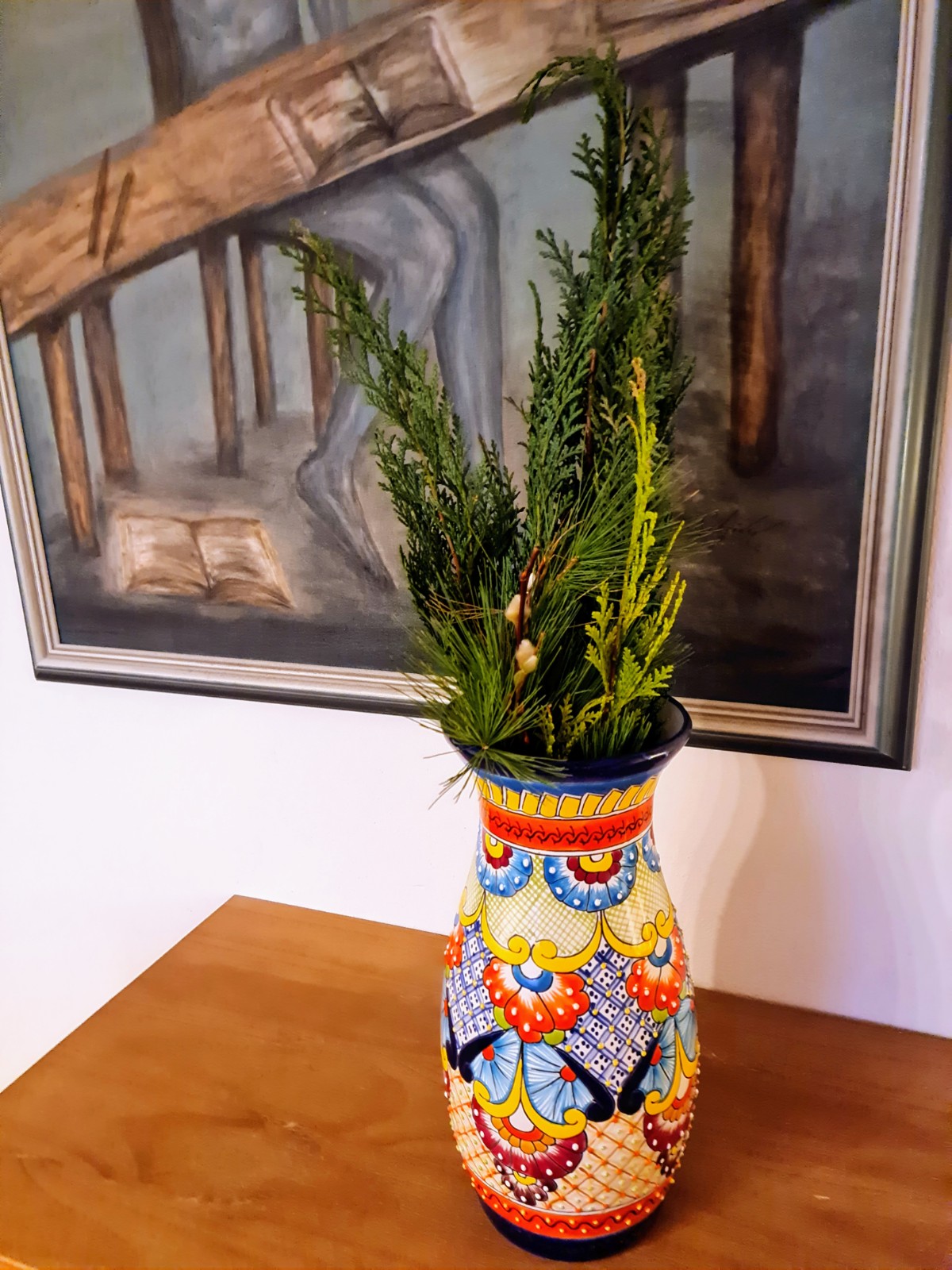Bunte Vase