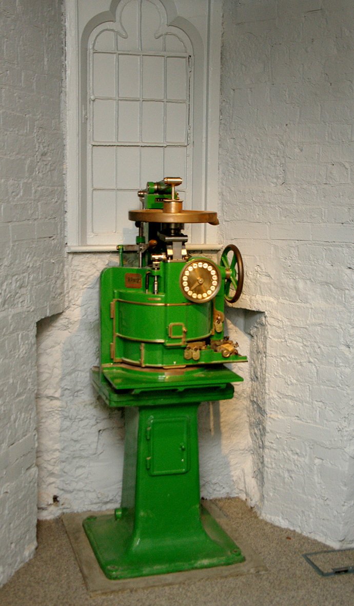 A stamping machine that was still in use in the 1980’s.