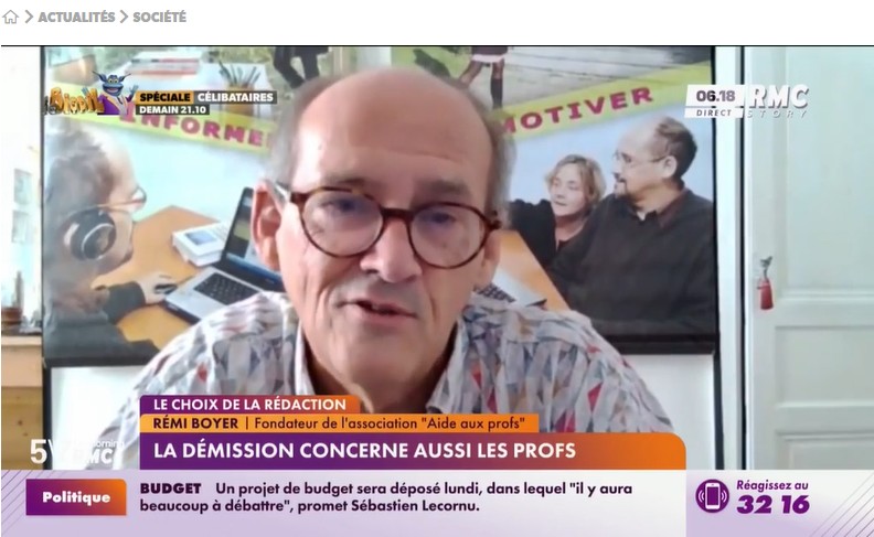 AIDE AUX PROFS a été interviewé sur RMC Story le 09 octobre 2025