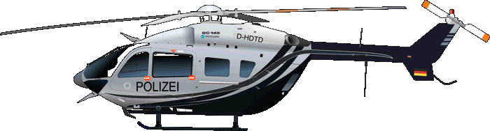 Eurocopter EC145C-2 Polizei-Hubschrauber Thüringen D-HDTD BK117C-2