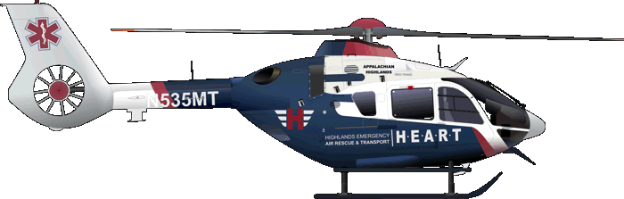 Airbus Helicopters H135 Highlands Emergency Air Rescue & Transport N535MT Luftrettung