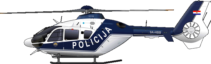 Eurocopter EC-135P-2+ Croatia Policija Polizei Kroatien 9A-HBB