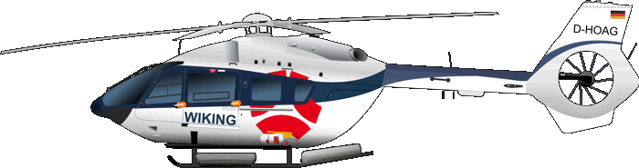 Airbus Helicopters H145T-2 Wiking Helicopter Service Offshore Flüge D-HOAG