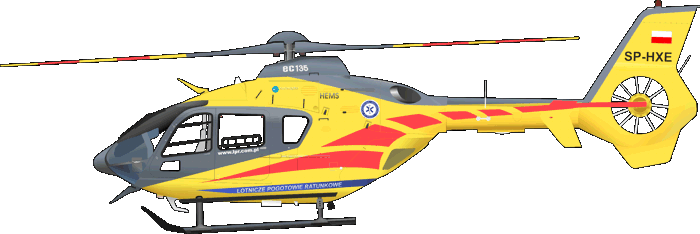 Eurocopter EC135-P2+ Lotnicze Pogotowie Ratunkowe Luftrettung Polen SP-HXE