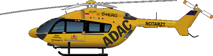 EC145C-2 ADAC Luftrettung Christoph 77 D-HLRG Rettungshubschrauber