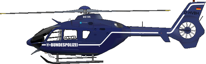 Eurocopter EC-135-T2 Bundespolizei Helikopter Fliegerstaffel D-HVBH
