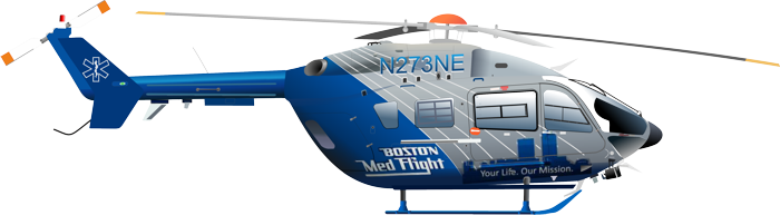 Eurocopter EC145C-2 BK117C-2 Boston MedFlight Air Rescue Luftrettung USA N273NE