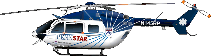 BK117C-2 EC145C-2 PennStar Medicine Air Rescue Luftrettung N145RP